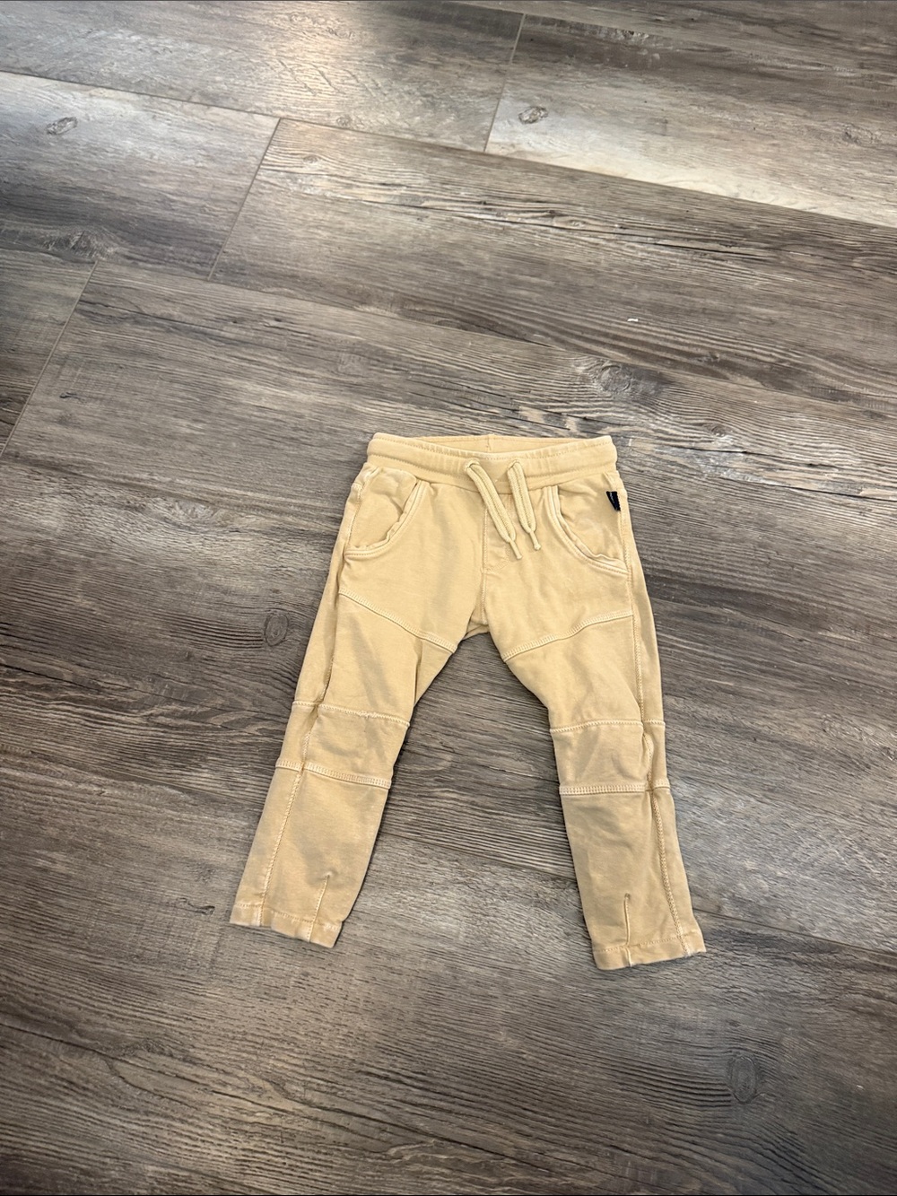 Noppies Kids Tan Jogger Pants with Drawstring